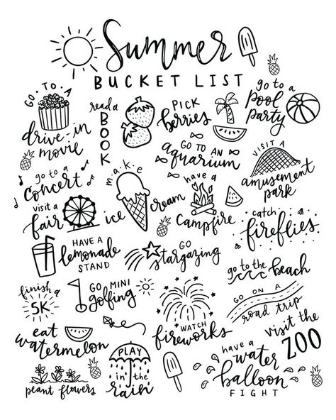 Summer Bucket List Free Printable Coloring Page that is PERFECT for kids and families to plan all of their summer bucket list ideas! Free download of the Printable Summer Bucket List available at Pineapple Paper Co. #summerbucketlist #summerideas #coloringpage #freeprintable #printablecoloringpage #summerideasforkids #kidscrafts #freedownload #coloringpages Printable Bucket List, Summer Bucket List Ideas, Ultimate Summer Bucket List, Bucket List Ideas, Colouring Printables, Summer Fun List, Summer Bucket List, Budget Planer, List Ideas