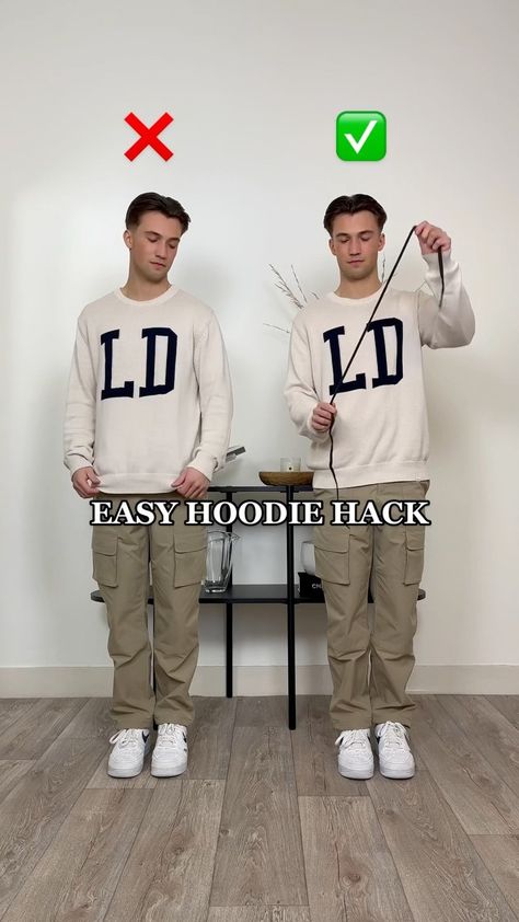 Hoodie Hacks, Tag A Friend, Sports Jersey, Let It Be, How To Wear, On Instagram, Fashion Tips, Quick Saves, Instagram