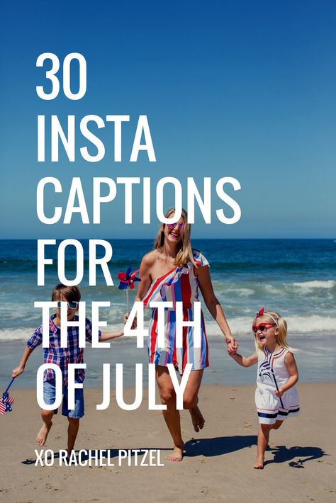 The 4th of July is one of my favorite holidays! Everybody gets together and celebrates with a delicious barbecue, cold drinks, festive fireworks, and great music. The only thing missing from your July 4th is a perfect Instagram caption, but I’m here to help! Here are some ideas for Insta captions for you to use on all your amazing 4th of July photos. Firework Instagram Captions, Qoutes About 4th Of July, Fireworks Captions Instagram, Fourth Of July Captions For Instagram, 4th Of July Instagram Captions, Fourth Of July Captions, 4th Of July Puns, 4th Of July Captions, July Captions