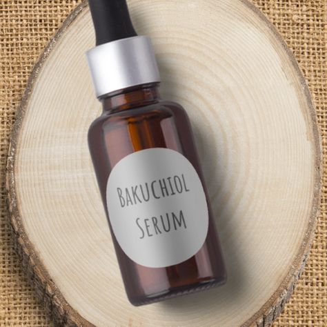 Sensitive Skin Serum, Bakuchiol Serum, Diy Serum, Retinol Alternative, Popular Skin Care Products, Retinoic Acid, Glass Dropper Bottles, Retinol Serum, Homemade Face