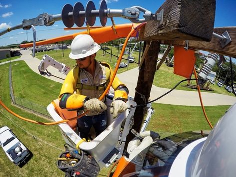 Electrical Lineman Tattoos, Electrical Lineman Quotes, San Bernard, Electric Power Distribution, Journeyman Lineman, Electrical Lineman, Overhead Power Line, Power Lineman, Bucket Truck