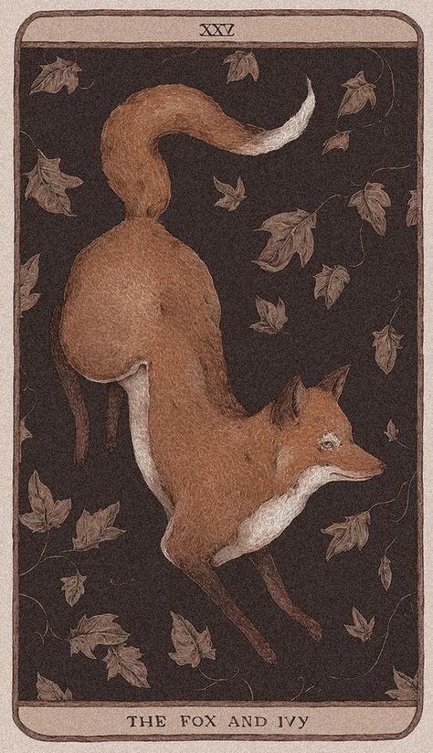 Vintage Fox, Arte Sketchbook, Fox Art, Vintage Poster Art, The Fox, Pretty Art, Animal Drawings, Vintage Posters, Digital Illustration