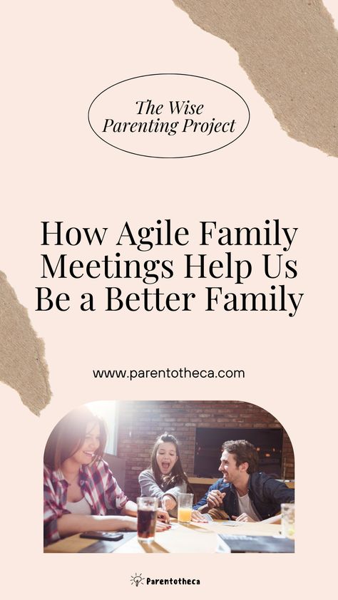 How Agile Family Meetings Help Us Be a Better Family. Agile practices for families. Family Meeting Template, Weekly Family Meeting Agenda, Family Meeting Agenda, Family Meetings, Meeting Template, Organisation Tips, Family Meeting, Positive Parenting Solutions, Meeting Agenda