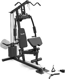 Brand JX FITNESS Color Black Material Alloy Steel Tension Level 270 pounds Handle Type Pulldown, Strap The same frame as JXL/SCM-1150, remove the weight cover, new can add weight plates hanging bar. Although the self-contained weight is reduced to 80LB, the weight stack has more room to move and the weight ceiling can reach 270LBS. Gym Equipment For Home, Coastal Living Room Decor, Workout Stations, Coastal Decorating Living Room, Multi Gym, Workout Equipment, Home Workout Equipment, Strength Training Equipment, Living Room Decor Ideas