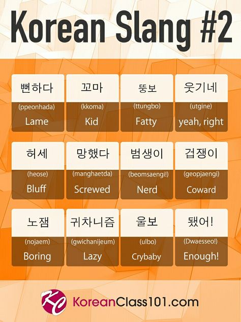 Korean Class 101, Korean Slang Bad Words, English Photo, Struktur Teks, Learning Korean Grammar, Korean Slang, Speak Korean, Korean Tips, Learn Basic Korean