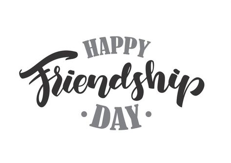 Hand lettering of happy friendship day o... | Premium Vector #Freepik #vector #vintage #brush #happy #font Father Quotes In Hindi, Friendship Letter, Bff Day, Cute Friendship Quotes, Happy Font, Illustration Art Kids, Journal Books, Diy Journal Books, Vintage Brush