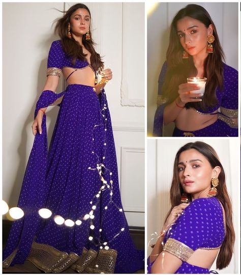 Alia Bhatt Blue Lehenga Blouse, Alia Bhatt Purple Lehenga Blouse, Alia Bhat Purple Lehenga Blouse, Alia Bhatt Purple Lehenga, Alia Bhatt Blue Lehenga, Alia Bhatt Blouse Designs, Alia Bhatt Lehenga, Lehenga Saree Design, Indian Outfits Lehenga