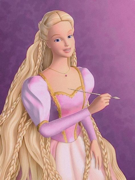 Barbie Movies List, Barbie Rapunzel, Barbie Nostalgia, Iconic Movie Characters, Cute Twitter Headers, Disney Princesses And Princes, Barbie Cartoon, Princess Pictures, Barbie Party