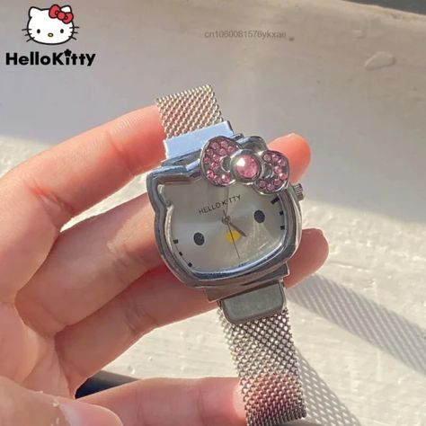 Just found this amazing item on AliExpress. Check it out! $4.98 20％ Off | Sanrio Hello Kitty Watch Metal Strap Wristwatch Y2k Cartoon Anime Character Quartz Electronic Watch Birthday Gifts Kids Couple Y2k Watch, Addicted To My Phone, Birthday Gifts Kids, Hello Kitty Watch, Round Pfp, Y2k Cartoon, Metal Straps, Birthday Gifts For Kids, Anime Character