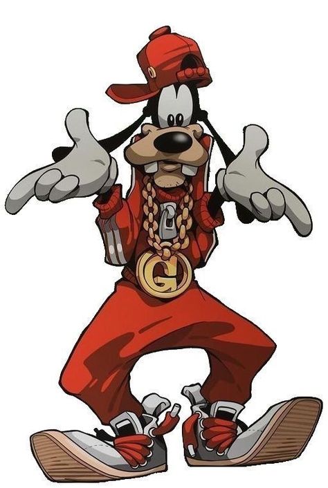 Thug Cartoon Characters, Graffiti Characters Hip Hop, Hip Hop Cartoon Art, Gangster Cartoon Characters, Thug Cartoon, Hip Hop Character, Hip Hop Cartoon, Disney Pop Art, Dope Cartoons