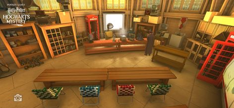 Muggle Studies Classroom, Muggle Studies, Shifting Hogwarts, Hogwarts Visuals, Hogwarts Library, Mystery Games, Hogwarts Mystery, Severus Snape, Harry Potter Hogwarts