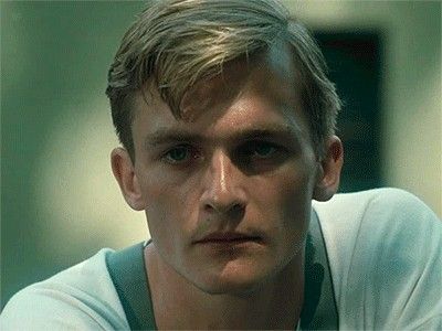 Handsome GIF #BISP Boy In Striped Pyjamas, Rupert Friend, Mixed Guys, Ideal Man, Blonde Guys, Striped Pyjamas, Beautiful Person, Film Serie, The Boy