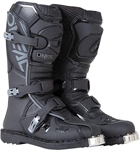 Amazon.com: O'Neal 0332-101 Unisex-Child Element Dirtbike Boots (Black, 1) : Automotive Dirt Bike Boots, Bike Boots, Rider Boots, Plastic Injection Molding, Plastic Plates, Fox Racing, Goodyear Welt, Dirt Bike, Boots Black