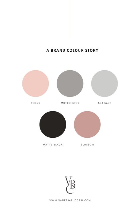 Shades of white symbolize simplicity and new beginnings like a clean slate or fresh start - the color of cleanliness and peace. Pink has qualities of compassion and understanding in brand design. It's a soothing and caring colour filled with optimism for a bubbly brand personality. Light grey is graceful and sophisticated. Used in a brand colour palette, it feels bold, crisp, and modern. Pink And White Interior Design, Light Pink Palette Colour Schemes, Pink Grey Beige Color Palette, White And Grey Colour Palette, Pink Grey Black Color Palette, Black White Blush Color Palette, Black White Grey Pink Bedroom Color Palettes, White And Grey Palette, Pink Gray Palette