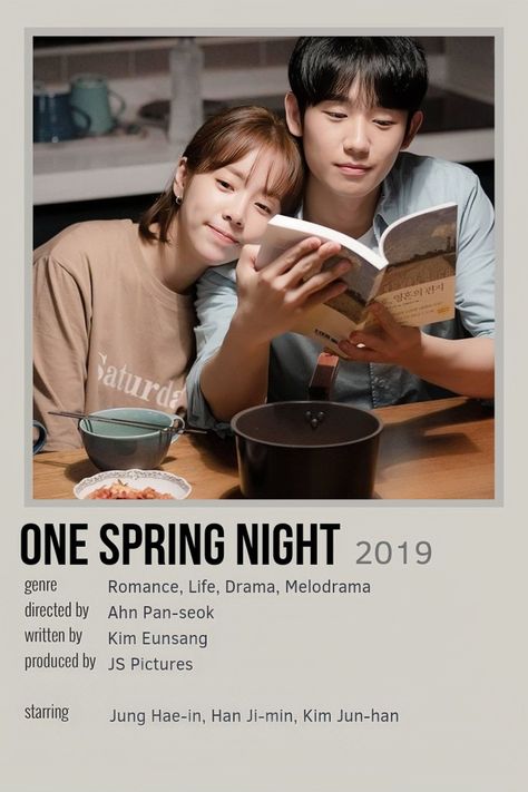 One Spring Night Kdrama, One Spring Night, Kdrama Posters, Savage Replies, Kdramas To Watch, Kdrama Poster, Spring Night, Spring Nights, Drama Ideas