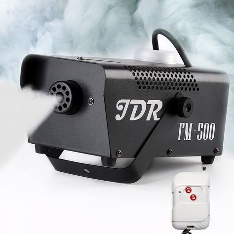 Fog Machine JDR Mini 500W Smoke Machine with Auto Mode and Wireless Remote Control Portable Fogger for Outdoor, Parties, Stage Effect, Indoor, Disco, Halloween, Disinfection or Weddings 2500CFM|FM-3 Disco Halloween, Halloween Customs, Fog Machines, Fog Machine, Winter Wonderland Wedding, Get Shot, Wireless Controller, The Fog, Heating Element