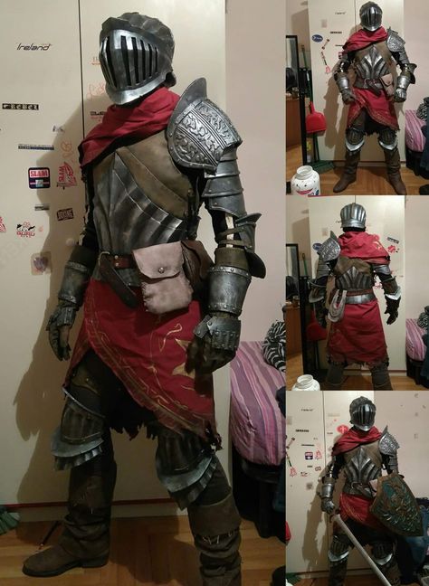 Eva Foam Knight Armor, Knight Armor Cosplay, Medieval Knight Armour, Knight Costume Halloween, Diy Knight Costume Men, Knight Cosplay Medieval, Simple Knight Armor, Simple Armor Design, Knight Aesthetic Outfit