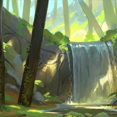 Jeremy Fenske on Instagram: "This here is a concept for one of our first in game vertical slice map. To help validate the art style and pipeline. Things evolved a bit after but it was a really fun exercise with the team during the very early prototype stage for Palia. #palia #paliagame #conceptart #landscapepainting #painting #mmo #visdev #illustration #gameart #gamedesign #digitalart #digitalpainting #communitysim #cozy #cozygame #cozyhouse #cozyhome #fantasyart #fantasyillustration #2dart" Jeremy Fenske, A Concept, 2d Art, Traditional Paintings, Fantasy Illustration, The Team, Game Design, Fun Workouts, Game Art