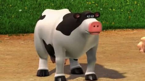 Otis The Cow, Cow Meme, Blursed Images, Chocolate Chicken, Pet Cows, Nostalgic Pictures, Make Your Day Better, The Barnyard, Super Smash Brothers