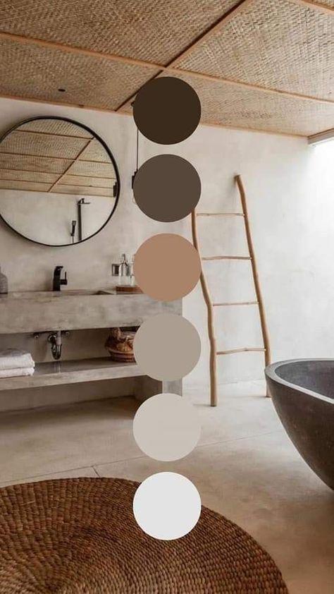 Japandi Color Palette, Color Palette For Home, Estilo Japandi, Home Color Palette, Japandi Bedroom, Japandi Living, Boho Styl, Small Bedrooms, House Color Palettes