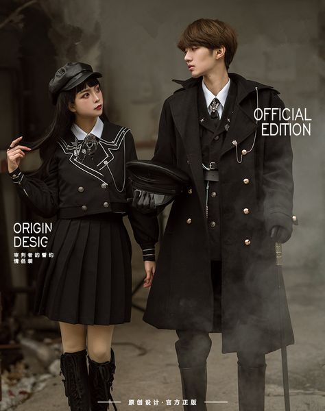 Your Highness -The Vow- 2020 Version Military Lolita Ouji Lolita Pants (for male) Aristocrat Male Outfit, Ouji Fashion Outfits, Ouji Fashion Male, Dark Ouji Fashion, Ouji Fashion Girl, Your Highness, Ouji Fashion, School Uniform Fashion, School Uniform Outfits