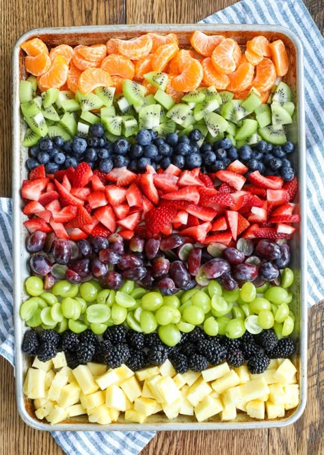 Rainbow Fruit Salad | Barefeet in the Kitchen Avocado Chicken Lettuce Wraps, Corn Coleslaw, Fruit Salad Decoration, Best Ramen Noodles, Salad Decoration, Eggs Salad, Winter Fruit Salad, Creamy Fruit Salads, Ramen Salad