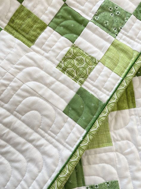 Make it Modern – Scrappy Double Irish Chain – Riley Blake Designs Scrappy Double Irish Chain Quilt Pattern, Green Scrappy Quilts, Irish Chain Quilts Modern, Irish Chain Quilt Pattern Variations, Scrappy Irish Chain Quilt Pattern Free, Triple Irish Chain Quilt Pattern Free, Green And White Quilts, Irish Chain Quilt Pattern Free, Green Quilts Ideas