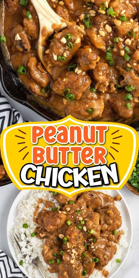 Indonesian Peanut Chicken, Peanut Butter Stew Chicken, Crispy Peanut Chicken, Crispy Peanut Butter Chicken, Asian Peanut Butter Chicken, Chinese Peanut Butter Sauce, Peanut Butter Chicken Recipe Easy, Instant Pot Peanut Butter Chicken, Peanut Chicken Curry Recipe