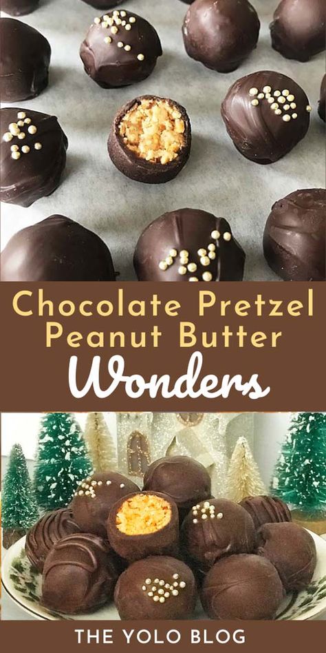 Chocolate Pretzel Peanut Butter Balls, Pretzel Buckeyes Recipe, Peanut Butter Pretzel Buckeyes, Buckeye Peanut Butter Pretzel Bites, Pretzel Peanut Butter Snacks, Peanut Butter Chocolate Pretzels, Chocolate Peanut Butter Pretzels, Best Rice Crispy Treats Recipe, Candyland Treats