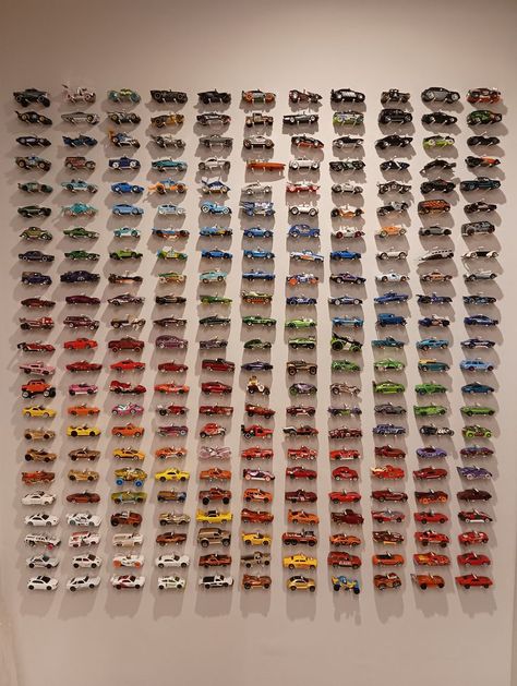 Hot Wheel Wall Display, Hot Wheels Bedroom Ideas, Hot Wheels Wall Storage, Hot Wheels Storage Ideas, Hot Wheels Room Decor, Hot Wheels Decorations, Hot Wheels Shelf, Hot Wheels Wall, Hot Wheels Storage