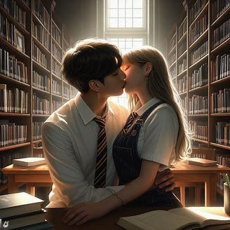 Jungkook Kissing Girlfriend, Liskook Kiss, Jungkook Girlfriend, Girlfriend Cartoon, Fanart Jungkook, Tae Kook, Cute Couple Dp, Couple Poses Reference, Fantasy Couples