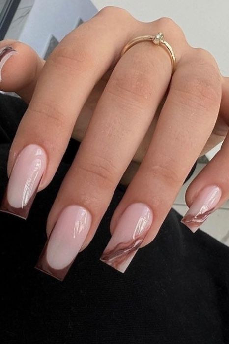 Trending Nail Colors, Carcase Iphone, Brown Acrylic Nails, Work Nails, Fall Acrylic Nails, Classy Acrylic Nails, Short Square Acrylic Nails, Long Acrylic Nails Coffin, Acrylic Nails Coffin Short