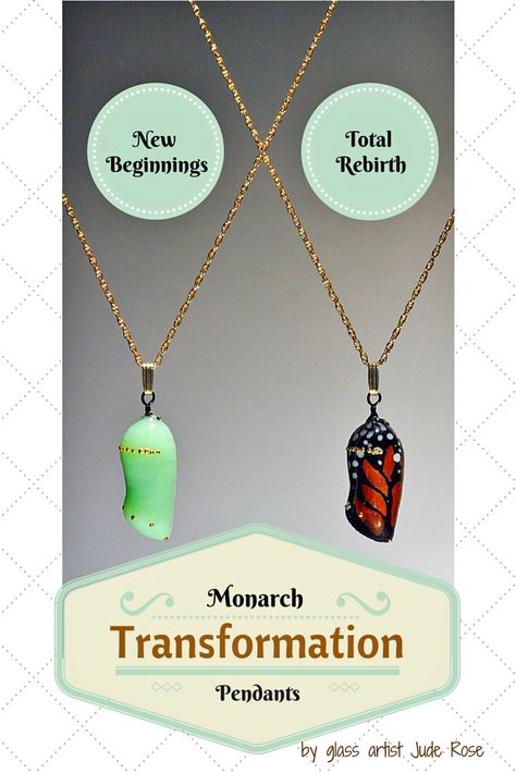 Monarch Transformation Pendants are unique, inspirational butterfly jewelry that celebrate the power of making positive life changes. The green chrysalis represents new beginnings, while the transparent monarch chrysalis represents a total rebirth. A butterfly gift idea filled with inspiration... Monarch Chrysalis, Butterflies Jewelry, Butterfly Stuff, Monarch Butterfly Jewelry, Crystal Horn, Losing Mom, Horn Pendant Necklace, Best Mothers Day Gifts, Unique Mothers Day Gifts