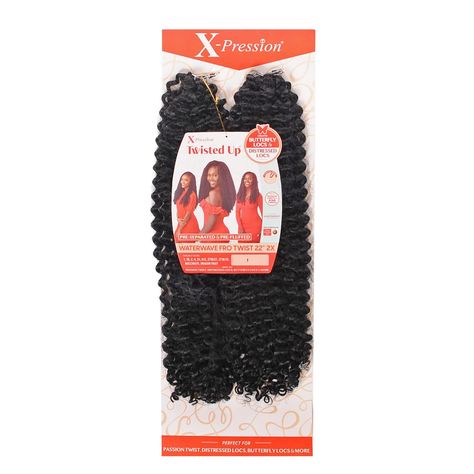 🐣. Offer Xtras! OUTRE X-PRESSION TWISTED UP 2X WATERWAVE FRO TWIST for $6.99 X Pression Twist, Xpression Springy Afro Twist, Lulutress Water Wave, Outre X-pression Twisted Up Springy Afro Twist, Outre Purple Pack Deep Wave, Twist Extensions, Types Of Braids, Water Waves, Natural Hair Braids