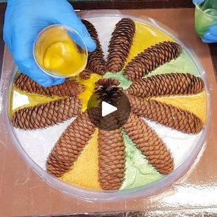 1.2M views · 3.6K reactions | Nature's Elegance, Crafting a Pinecone and Epoxy Resin Clock | Nature's Elegance, Crafting a Pinecone and Epoxy Resin Clock | By DIY & Crafts | Facebook Resin Clock, Cone Crafts, Aspen Leaf, Shop Projects, Cones Crafts, Wood Shop Projects, Pine Cone Crafts, Diy Resin Crafts, Resin Coating