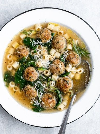 Italian Wedding Soup Creamy, The Best Italian Wedding Soup, Minestra Maritata (italian Wedding Soup), Creamy Italian Wedding Soup, Best Italian Wedding Soup Recipe, Wedding Soup Italian, Healthy Italian Wedding Soup, Best Italian Wedding Soup, Wedding Soup Recipe