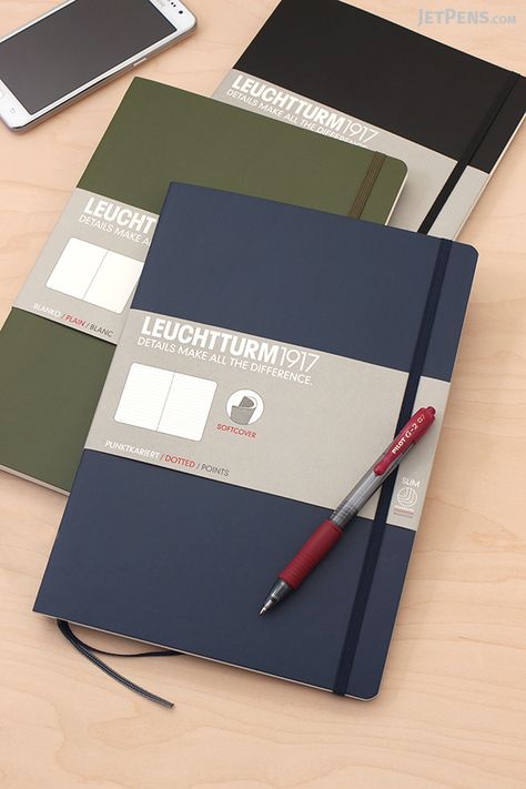 Leuchtturm Composition B5 Notebooks are now available. Use this larger size for brainstorming, doodling, and journaling. B5 Notebook, Writing Aesthetic, Cute Stationary School Supplies, Softcover Notebook, Calligraphy Writing, Study Stationery, New Pen, How To Write Calligraphy, Pretty Notes