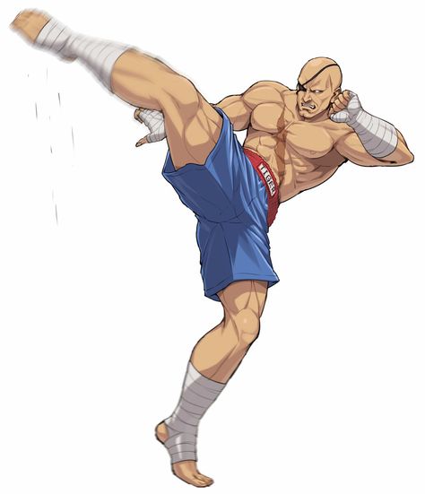 Street Fighter - Sagat Sagat Street Fighter, Game Gifts, Street Fighters, Perspective Drawing Lessons, Video Games Gift, Perspective Drawing, Reference Poses, Drawing Lessons, Drawing Reference Poses