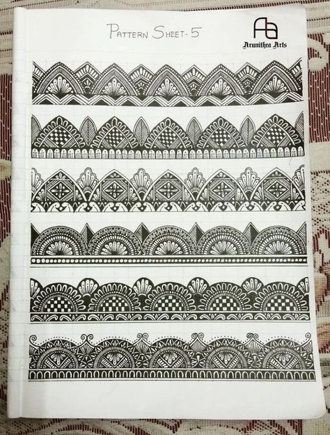 Mandala Filling Patterns, Mandala Art Basic Patterns, Mandala Fillers Patterns, Mandala Pattern Sheet, Mandala Fillers, Line Mandala, Mandala Pattern Design, Mandela Patterns, Mandala Inspiration