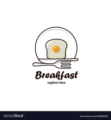 Breakfast Logo, Simple Breakfast, Big Picture, Vector Logo, Png Images, Adobe Illustrator, Vector Images, Vector Free, Illustrator