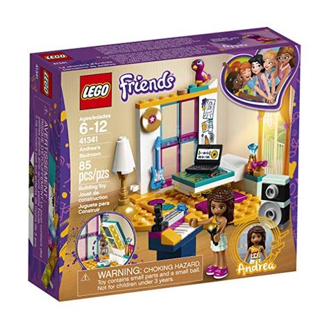 LEGO 41341 Friends Andrea's Bedroom Building Set Friends Lego, Lego Friends Sets, Lego Girls, Friends Art, Lego Toys, Girl Friends, Buy Lego, Lego Creator, Friends Set