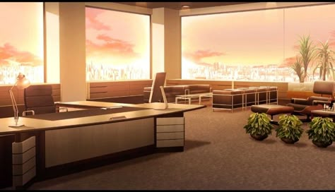 Anime Lounge Background, Anime Hotel Background, Gacha Office Background, Gacha Backgrounds Office, Gacha Backgrounds Inside, Office Anime Background, Office Anime, Anime Office, Background School