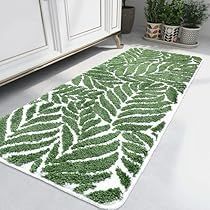 Leaf Bedroom Decor, Long Bathroom Rug, Leaf Bedroom, Leaf Bathroom, Long Bath Mat, Long Bathroom Rugs, Long Bathroom, Bath Mat Runner, Large Bathroom Rugs