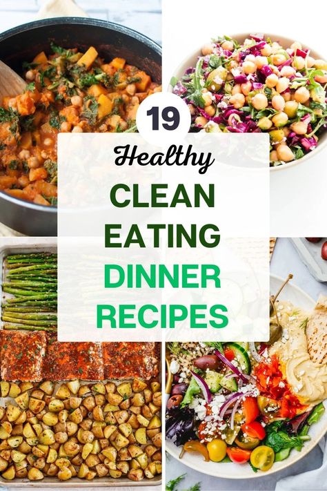 Clean Eating Recipes for Dinner Clean Eating Family, Wholesome Meals, Easy Clean Eating Recipes, Family Dinner Ideas, Clean Eating Recipes For Dinner, Healthy Family Dinners, Clean Eating Dinner, Healthy Family Meals, Recipes For Dinner