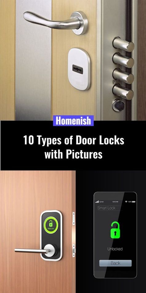 There are many instances where it is important for you to understand the differences between different types of door locks, how they operate, and which are most secure. Security Door Locks, Double Door Lock Design, Door Locks Security, Door Locks And Handles, Main Door Lock, Front Door Lock Set, Lock Every Door, Main Door Lock And Handle, Digital Lock Front Door