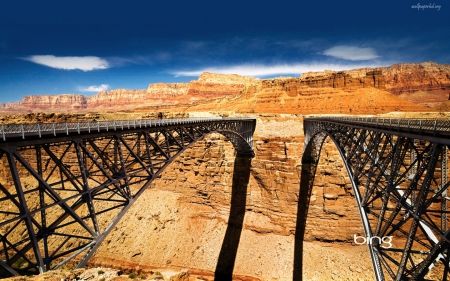 Navajo Bridge Geotechnical Engineering, 1920x1200 Wallpaper, World Wallpaper, Colorado River, Colorado Mountains, Beautiful Nature Wallpaper, A Bridge, Sydney Harbour Bridge, Nature Wallpaper