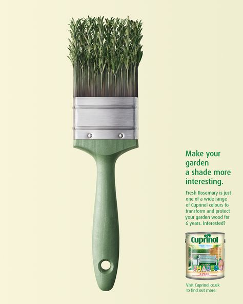 BBH and Cuprinol's Garden Shades Campaign Inspires Us to Get Spring Cleaning | LBBOnline Spring Advertising, Spring Ads, Paint Advertising, Cuprinol Garden Shades, Visual Advertising, Green Marketing, 광고 디자인, Creative Advertising Design, Publicidad Creativa