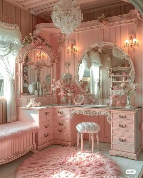 Trendy Dorm Room Ideas, Trendy Dorm Room, Dream Bedroom Inspiration, Pink Furniture, Pink Room Decor, Dorm Room Ideas, Lush Decor, Girly Room, Cute Bedroom Decor