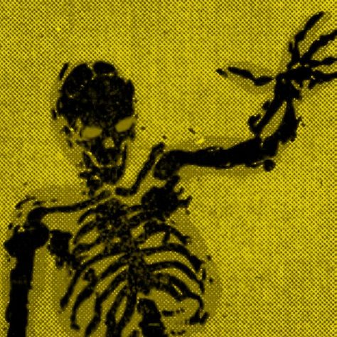 Yellow Skeleton Aesthetic, Yellow Grunge Wallpaper, Yellow Pfp Aesthetic, Yellow Aesthetic Pfp, Yellow Skeleton, Pfps Anime, Yellow Y2k, Aesthetic Yellow, Foto Transfer