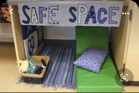 Safe Place Conscious Discipline, Play Therapy Room, Sensory Classroom, Calm Classroom, Conscious Discipline, Social Emotional Activities, Calm Down Corner, Sensory Rooms, Social Emotional Learning Activities